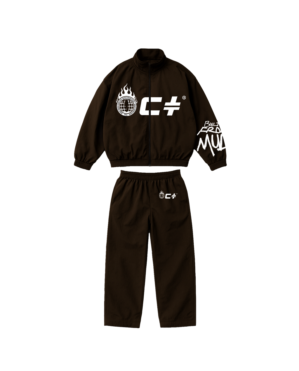 Built From Mud Tracksuit — Earth · front