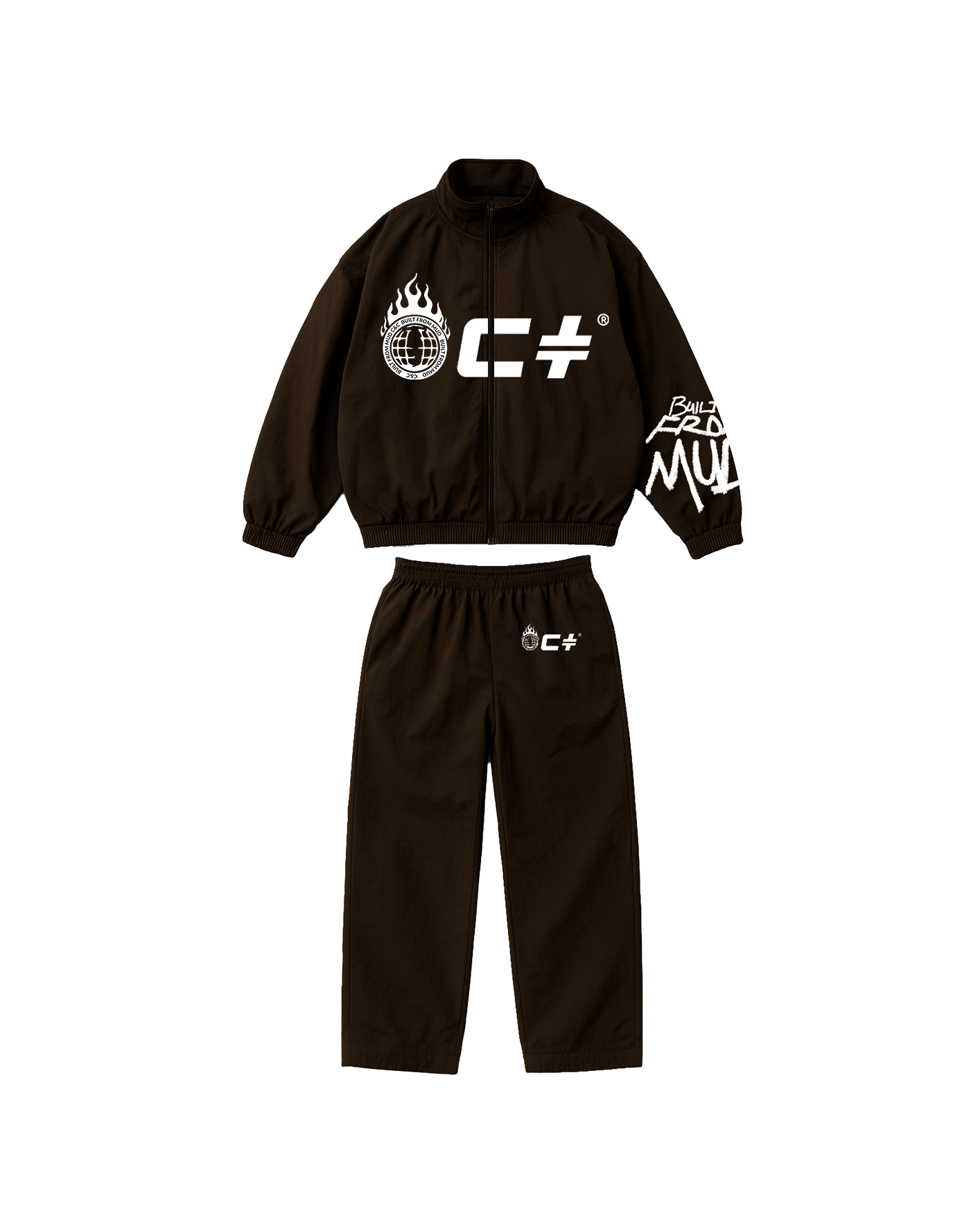 Built From Mud Tracksuit — Earth · front