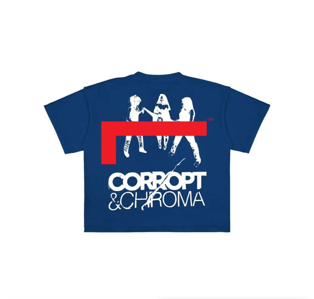 Fight For It Tee — Royal Ink, back
