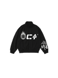 Built From Mud Track Jacket — Coal · front