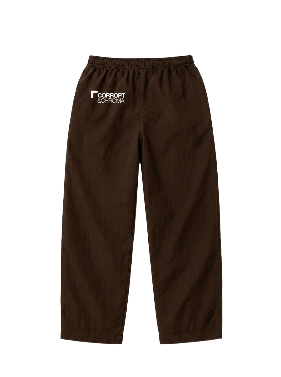 Built From Mud Track Pants — Earth · back