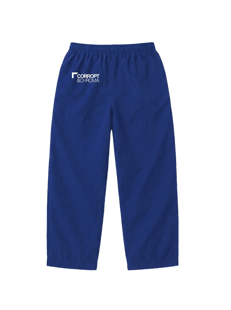 Built From Mud Track Pants — Royal Ink · back