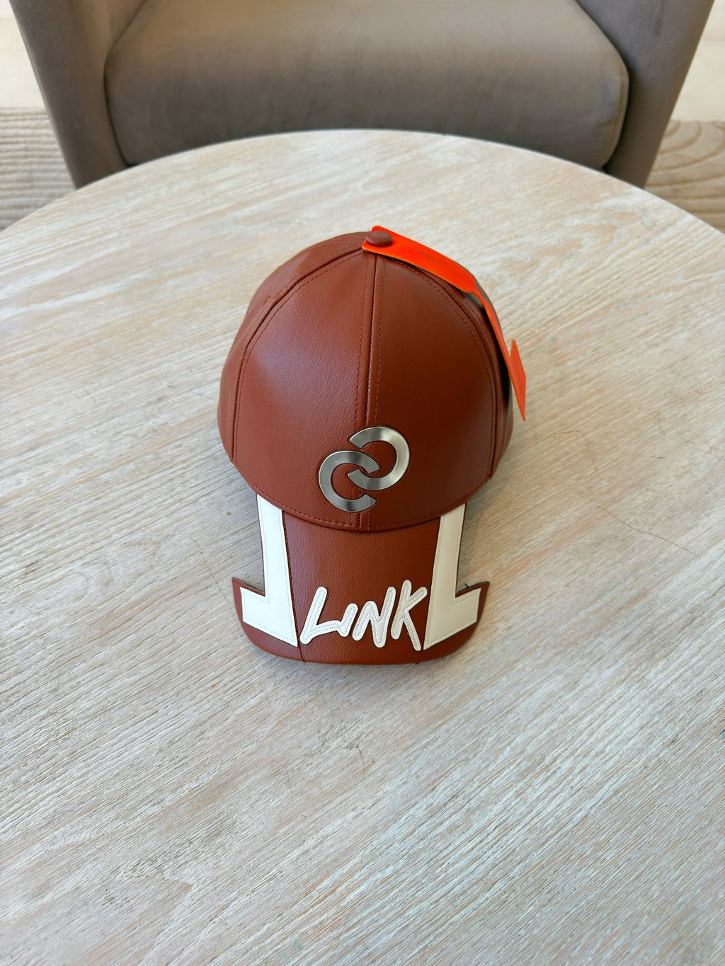 CC Leather Link Cap