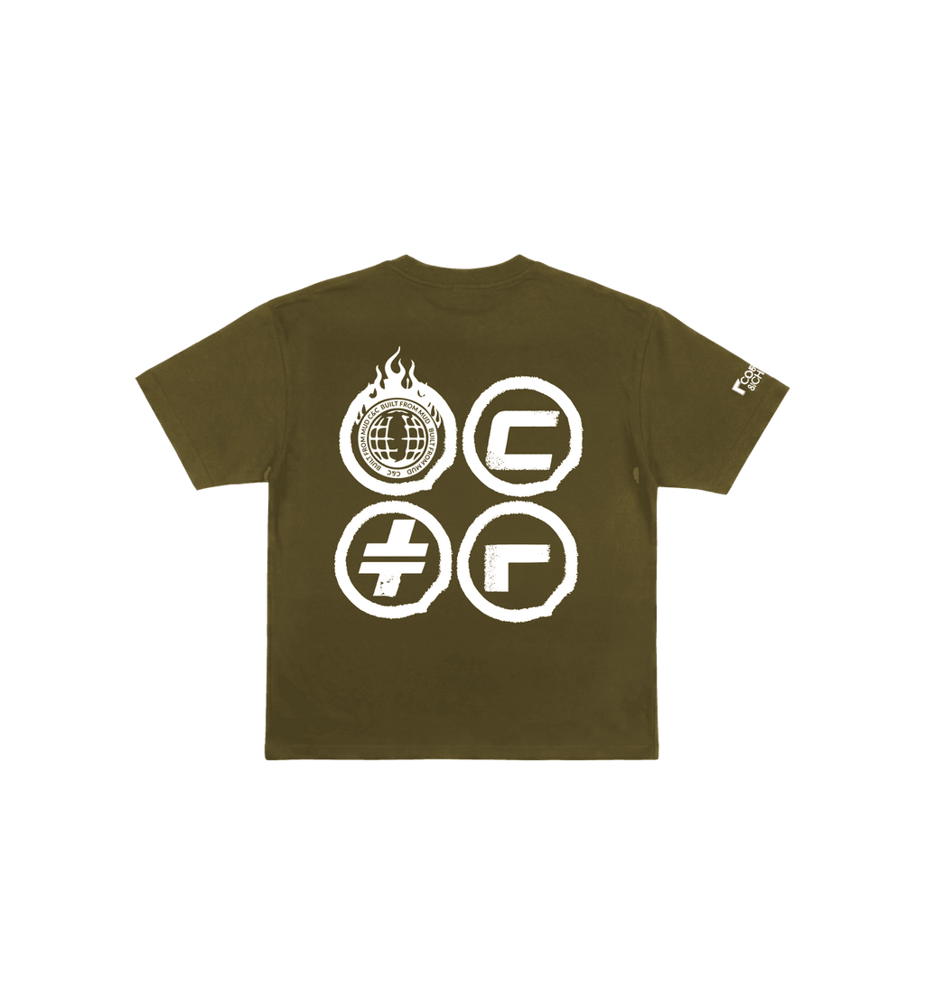 The Original Os Tee — Olive · back